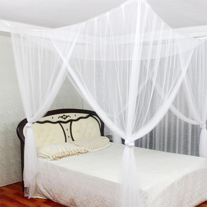 Net%20Curtains%20for%20Bed%20Room%20Polyester%20Canopy%20Net%20Four%20Opening%20Bed%20Tent%20Privacy%20Curtain%20for%20Bunk%20and%20Double%20Bed%20-%20Image%204