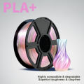 Glitter PLA+ Filament 1.75mm 1kg/500g/250g 3D Printer Sparkle PLA Rainbow Color Change Filament Clear Blue Green Flash Point. 