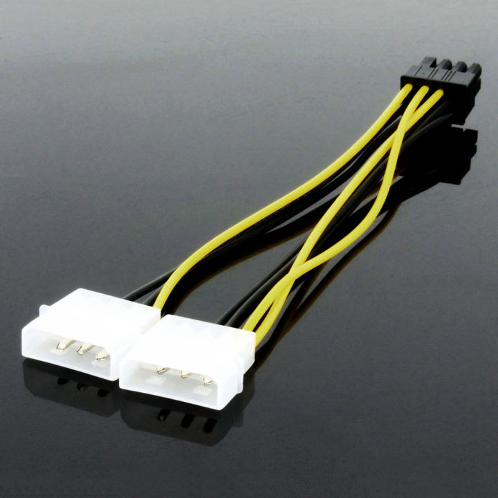 8Pin%20Male%20To%20Dual%204Pin%20Male%20Video%20Card%20Power%20Cord%208%20Pin%20PCI%20Express%20To%20Dual%204%20Pin%20Molex%20Graphics%20Card%20Power%20Cable%20-%20Image%203