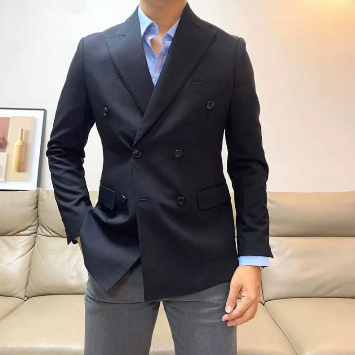 England Style Wind Double Breasted Suit Jackets - Fashion | Suits For Men | Men's Formal Wear | Blazers |
