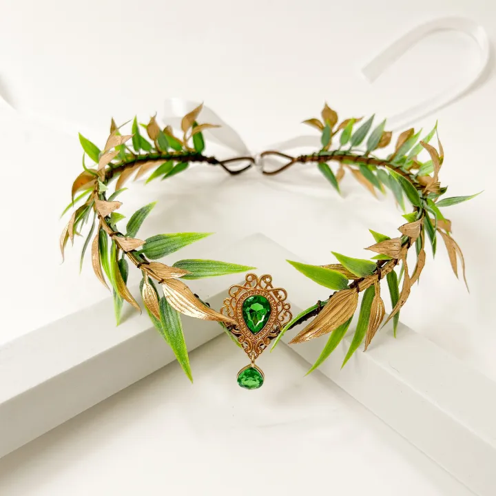 Fairy%20Leaf%20Rhinestone%20Headband%20Role-playing%20Party%20Elf%20Ears%20Woven%20Forest%20Garland%20Tiara%20Girl%20Elven%20HeadpieceRetro%20Elf%20Costume%20-%20Image%204
