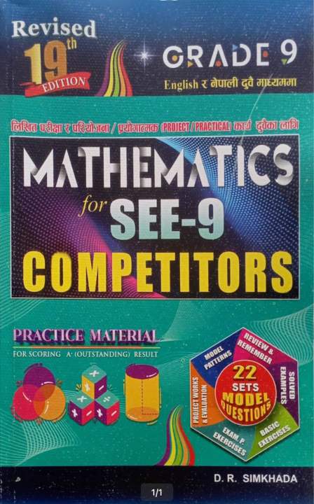 Readmore Compulsory Mathematics Practice Book For Grade-9 || New Edition 2082