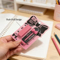 Kawaii Push-pull Design Bow  Erasers Student Correction Tool Kawaii Stationery School Office Supplies Kids . 