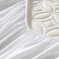 Waterproof Antibacterial Queen Mattress Protector, Ultrasonic Quilted 30cm Deep Pocket with Elastic Band Non-Slip Fitted Sheet. 