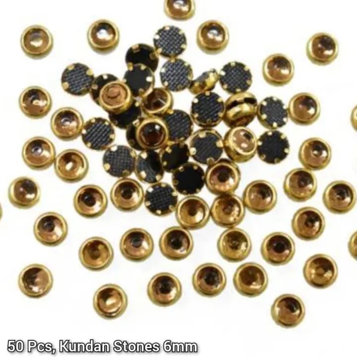 Modern Kundan for Jewellery Set - Elegant Kundan Stone Jewelry in Round Shape | Perfect for Pakistani Weddings
