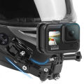 Motorcycle Helmet Mount For Hero 10 9 8 7 6 5 4 3 Yi osmo Action Sports Camera Mount Full Face Holder Accessories Strap.