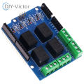 5V 4 Channel Relay Shield Module for Arduino UNO R3 Mega2560 Electronic 4 Way Four Channel Relay Control Expansion Board. 