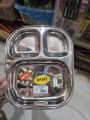 3 In 1 Dinner Plate Set Of 2 Pieces. 