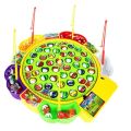 Funny Fish Activity Joy Game With Fishing Rods and Music For Kids. 