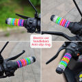 SEAMETAL 30mm Motorcycle Handlebar Covers Anti Slip O-Rings Silicone Handle Grip Cover Electric Bike Handle Anti-skid Ring.