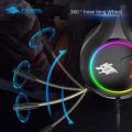 Gaming Headphones Surround Stereo Headphones with Mic LED Lights over-ear Headphones. 