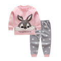 Disney Cartoon Baby Underwear Suit Autumn Clothes Winnie Pooh Printed Children Long Sleeved 2pc/set Pajamas Cotton Kids Outfits. 