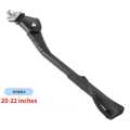 Kickstand Bike Single Support Lithium Battery Aluminum Alloy Side Foot Support Double Hole Adjustable Stand Sports Outdoor. 