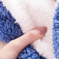Kids Hooded Robe for Girls Winter 2026 New Princess Child Thick Keep Warm Long Nightgown Front Button Coral Fleece Soft Bathrobe. 