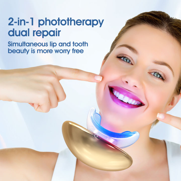 Tooth Beutification 2-in-1 Electric lip and teeth beautification device, Enhance Lip Color ...