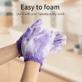 1-10pcs Colourful Exfoliating Gloves, Bath Gloves For Shower, Double Sided Exfoliating Gloves, For Spa, Massage And Body Scrubs.