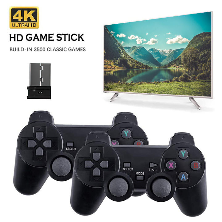 2PCS 2.4G Wireless Gaming Controller No Delay Plug and Play Ergonomic Gamepad for M8 X2 M15 Game Stick PC Android TV Phone