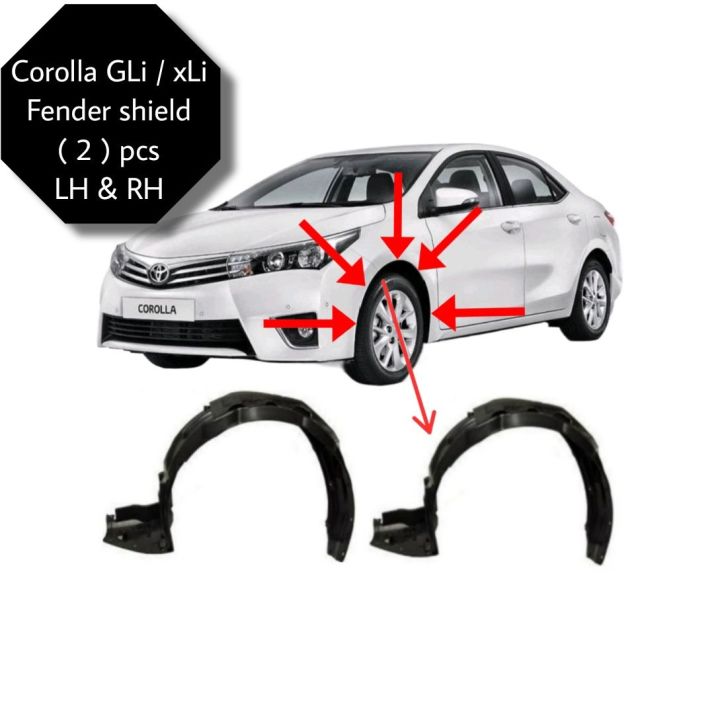 Corolla%20xLi%20/%20GLi%20Fender%20Shield%20(%202%20)%20pieces%20Left%20&%20Right%20(%20save%20your%20car%20from%20Rust%20)%20Black%20colour%20front%20both%20side%20Toyota%20Corolla%20-%20Image%202