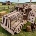Wooden Oil Tanker Truck Puzzle DIY Wooden 3D Truck Assembly Educational Birthday   . 