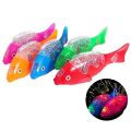 Electric Battery Operated Vibration Fish Toy With 3D Lights - Multicolor. 