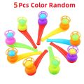 5/20PCS Children's Hanging Blowpipe Blowball Game Sensory Balance Training Floating Blowball Magic Parent Child Game. 