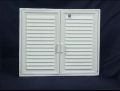 Plastic Bathroom Cabinet Two Door Washroom Shutter Cabinet. 