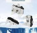 Electronic Relay with Electronic Overload Ptc Relay Fridge Refrigerator Deep Freezer Compressor Relay Gutka Relay and overload protector-1 pin Relay with Overload. 
