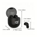 SK18-Invisible Sleep Wireless Earphone Bluetooth 5.4 Mini Earbuds Noise Cancelling Headset Touch Control Headphones With Mic. 