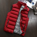 Men Vest Windproof Vest Men Jacket Sleeveless Vest Winter Jacket Casual Coat Men down Cotton Warm Thicken Waistcoat thick gilet. 