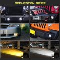 1PCS 3.5inch Round LED Fog Lights White DRL Turn Signal Off Road Fog Lamps For Cars SUV And Motorcycles 30W 6000K Waterproof. 