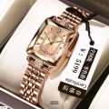 Poedagar 785 ladies watch Waterproof square Dial uniq design Luxury Quartz Watch for Women Stainless Steel Band Wristwatch Reloj Mujer with Box.