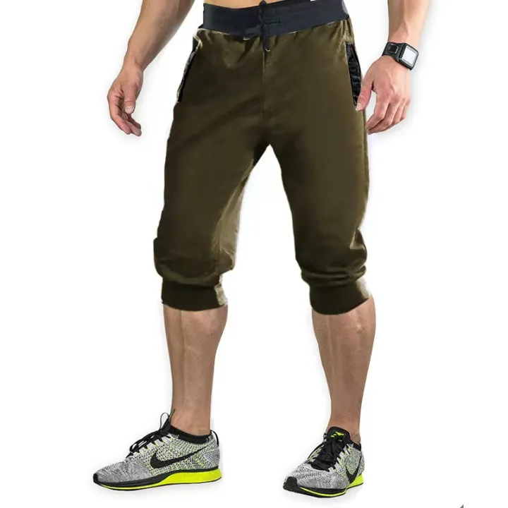 Men's%20Drawstring%20Sweatpants%20GYM%20Shorts%20Fashion%20Cargo%20Short%20Men%20Cropped%20Trousers%20Summer%20Beach%20Shorts%20Casual%20Jogging%20Track%20Pants%20-%20Image%204