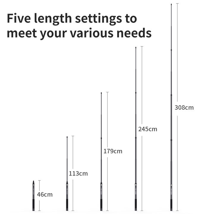 3m%20Invisible%20Selfie%20Stick%20Carbon%20Fiber%20Extended%20Monopod%20118"%20for%20%2013%20Insta360%20%20X4%20X5%20%20Osmo%20360/Action%205%20Pro%20Accessories%20-%20Image%202