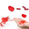 2024 Newest Hot Halloween Decoration Spoof Toy Blood Pill Fake Blood Pill Simulated Capsule Makeup Performance Scary Fun Props. 