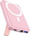 AOGUERBE 10000mAh Magnetic Power Bank 15W Wireless Portable Charger, LED Display. 