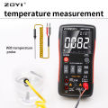 Digital Multimeter ZOYI ZT-X ZT-303 T-RMS Auto Range EBTN LCD DC AC Voltmeter Ammeter Current Capacitor Ohm temp Hz NCV Tester. 
