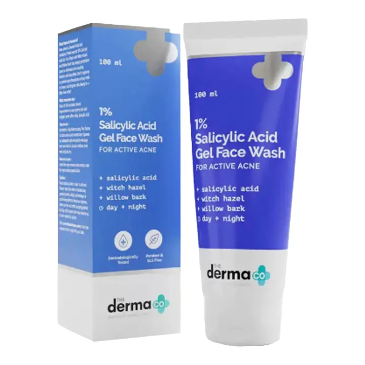 The%20Derma%20Co%201%25%20Salicylic%20Acid%20Gel%20Face%20Wash%20with%20Salicylic%20Acid%20&%20Witch%20Hazel,%20100ml%20-%20Image%202