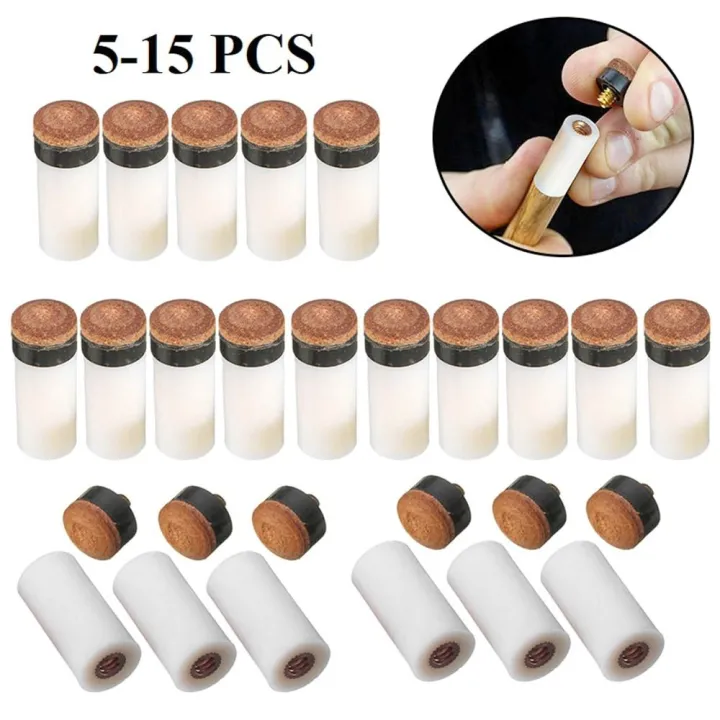 5Pcs/Pack%2010/11/12/13mm%20Billiard%20Replacement%20Set%20Pool%20Cue%20Tips%20Pool%20Billiard%20Cue%20Stick%20Ferrules%20Screw-On%20Tips%20for%20Snooker%20-%20Image%204