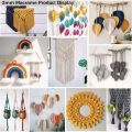 3mm 100% Cotton Cord Colorful Handmade Rope Twisted Macrame String DIY Home Wedding Decoration Supply Film Packaging 100m. 