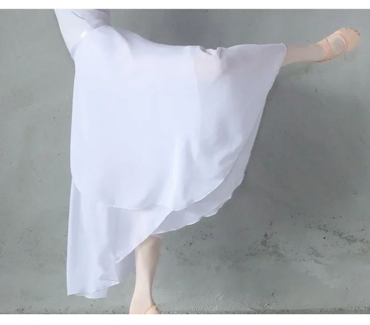 Chiffon%20Ballet%20Tutu%20Dance%20Skirt%20Dance%20Skate%20Wrap%20Scarf%20Ballerina%20Lyrical%20Long%20Ballet%20Skirt%20Gymnastics%20Ballet%20Dance%20Dress%20Women%20-%20Image%205
