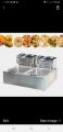 Imported Double Electric 12L Deep Fryer Stainless Steel French Fries Electric Frying Machine.. 