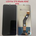 New Tested 6.6" For ZTE Blade A54 LCD For ZTE Blade A34 Display Touch Screen Digitizer Assembly For ZTE Blade A54 A34 LCD. 