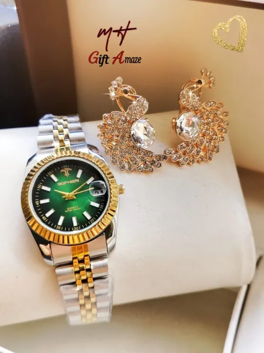 Bophieri%20Style%20Watch%20with%20Peacock%20earrings%20-%20Image%203