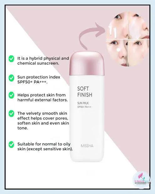 Missha%20All%20Around%20Safe%20Block%20Soft%20Finish%20Sun%20Milk%20SPF50+%20Or%20PA+++%20-%20Image%203