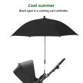 Baby Stroller Folding Umbrella UV Sun Rain Protection Parasol 360 Degrees Adjustable Universal Stroller Sunshade Canopy CoverBab.