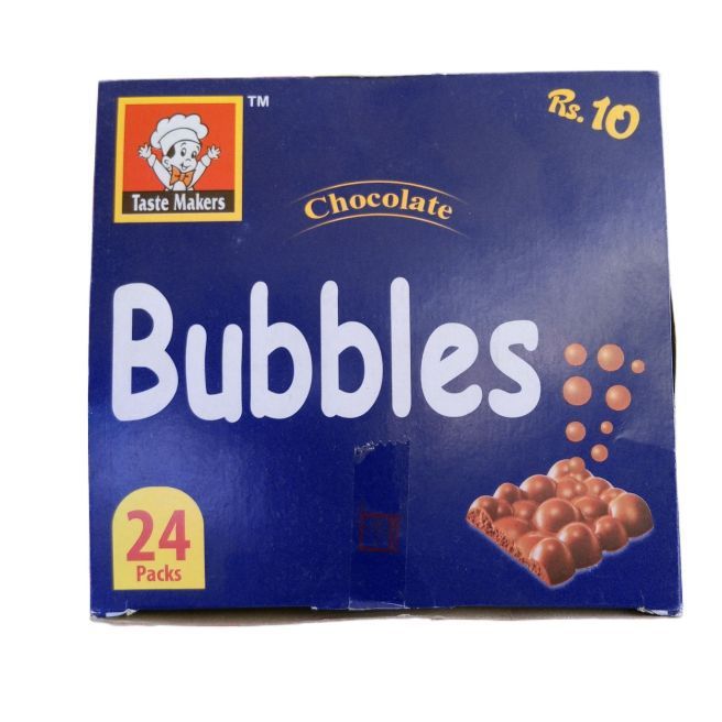 Original Taste Maker Bubbles Chocolate (Pack Of 24) Fully Chocolaty Flavour Very Chocolate 🍫 One Of The Best Chocolate Very Yummy Tasty 🤤