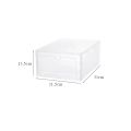 Folder Plastic Shoes Case Thickened Transparent Drawer Case Plastic Shoe Boxes Stackable Box Shoe Organizer Storage Shoe box. 