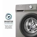 Hisens 8 Kg Inverter Front Load Washing Machine. 