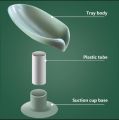 Drain Soap Holder Leaf Shape Soap Box Suction Cup Tray Drying Rack for Shower Sponge Container Kitchen Bathroom Accessories.