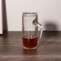 Acrylic Olive Oil can Transparent Jug Bottle Dispenser with Handle & Clear Lid (500 ml). 